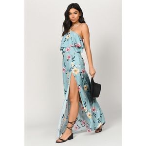 Perfect Florals Sage Multi Maxi Dress
